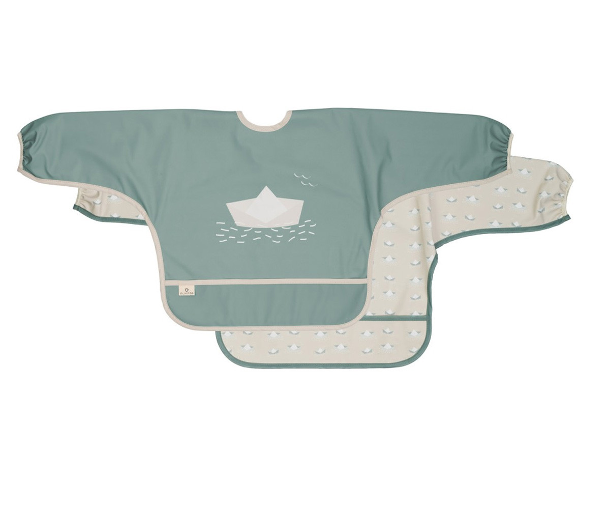2 Bavagli Impermeabili con Maniche Paper Boat