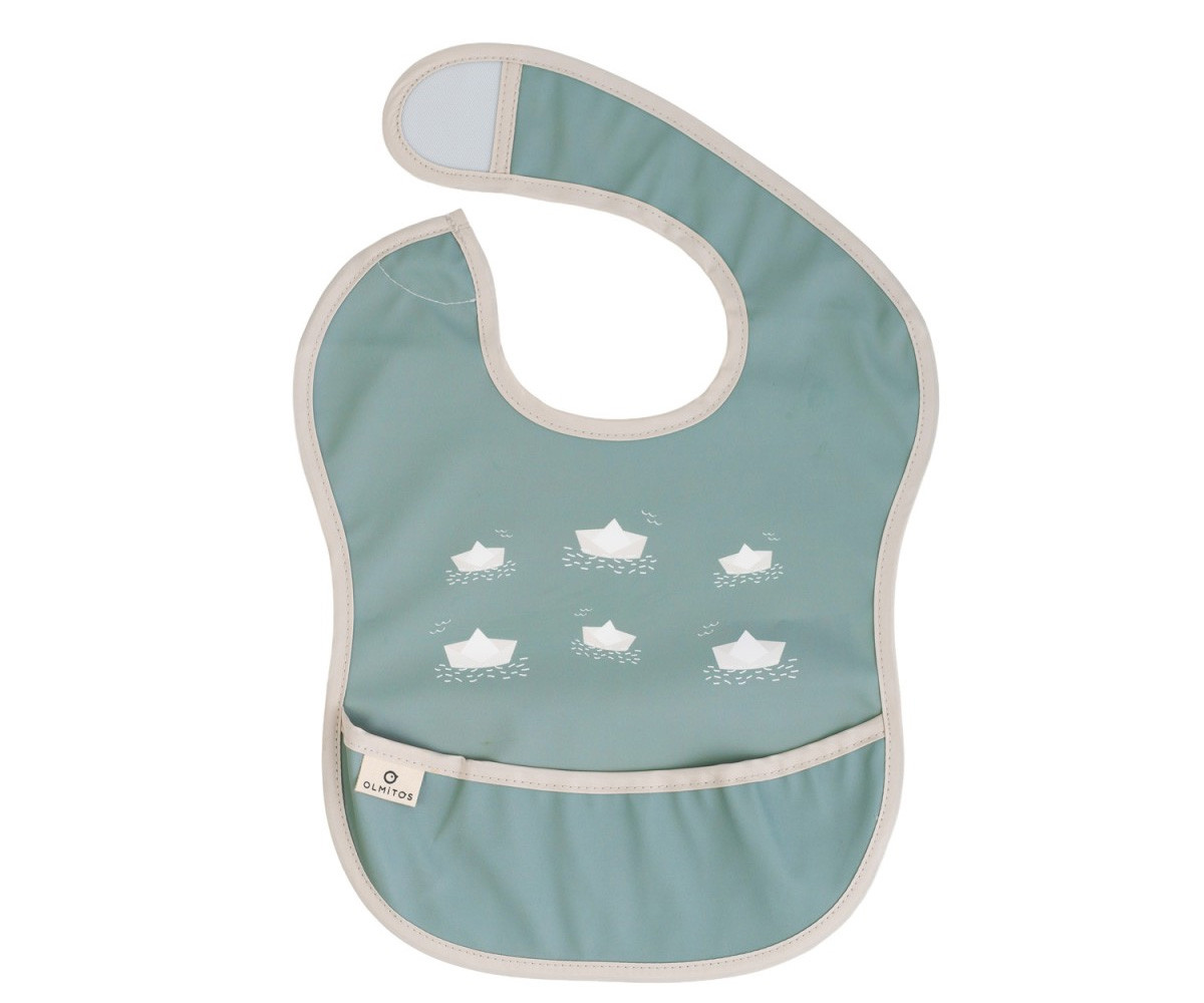 2 Bavagli Impermeabili con Tasca Paper Boat