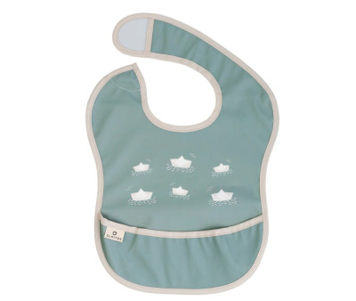 2 Bavagli Impermeabili con Tasca Paper Boat