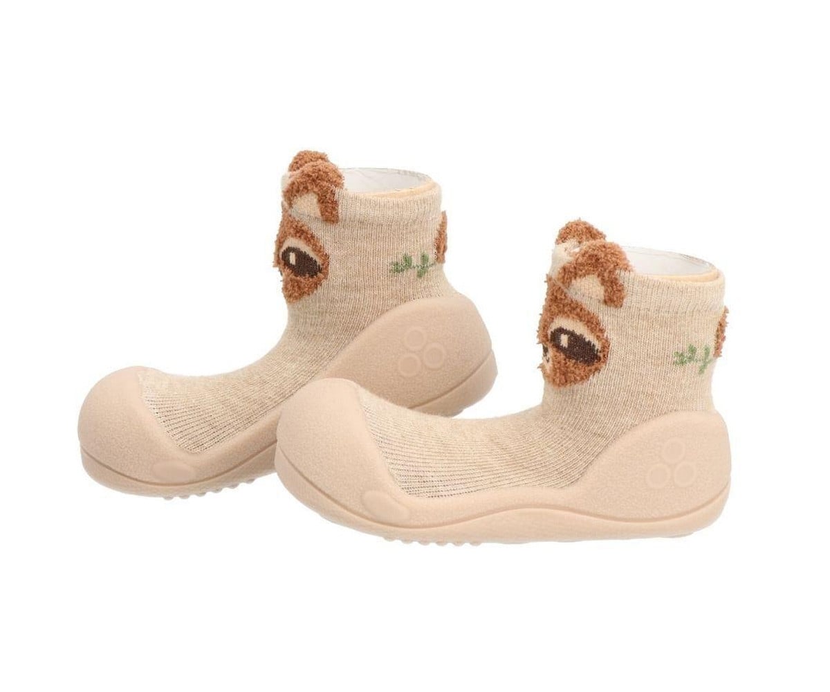 Babbucce Attipas First Steps Zootopia Raccoon Beige