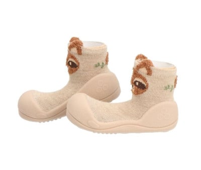 Babbucce Attipas First Steps Zootopia Raccoon Beige