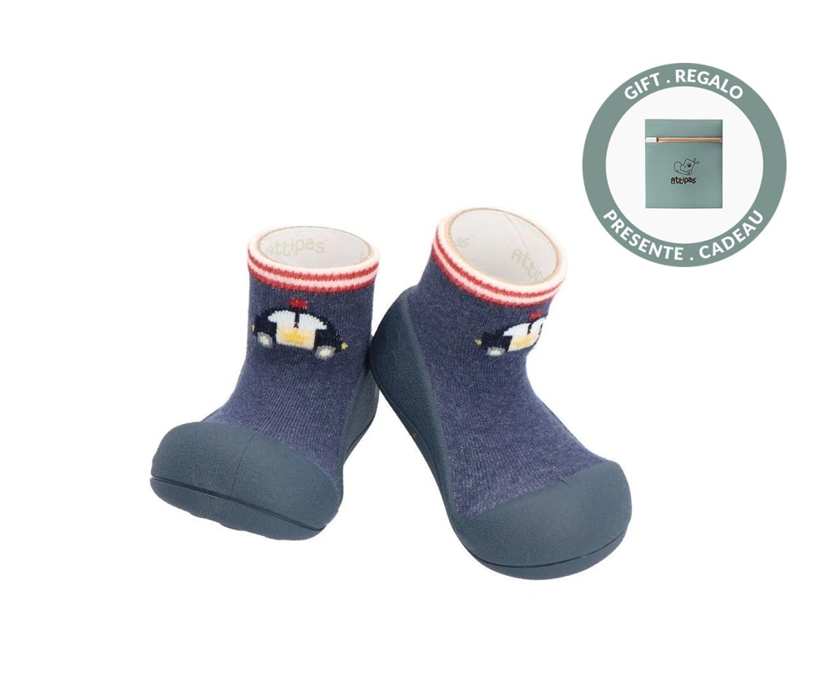 Attipas First Steps Police Navy + Sacchetto Gratis