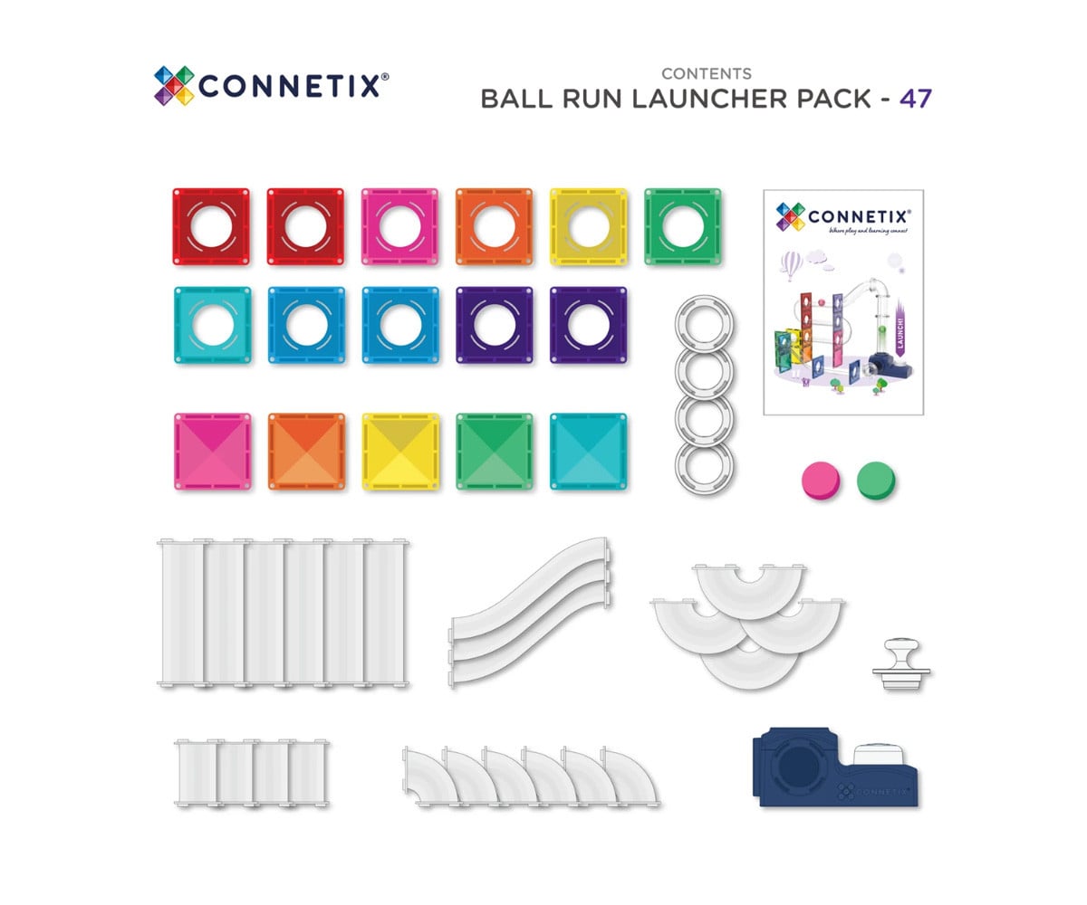 Connetix 47 - Ball Run Launcher Pack
