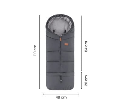 Sacco Passeggino 3 in 1 Jibot Dark Wallnut