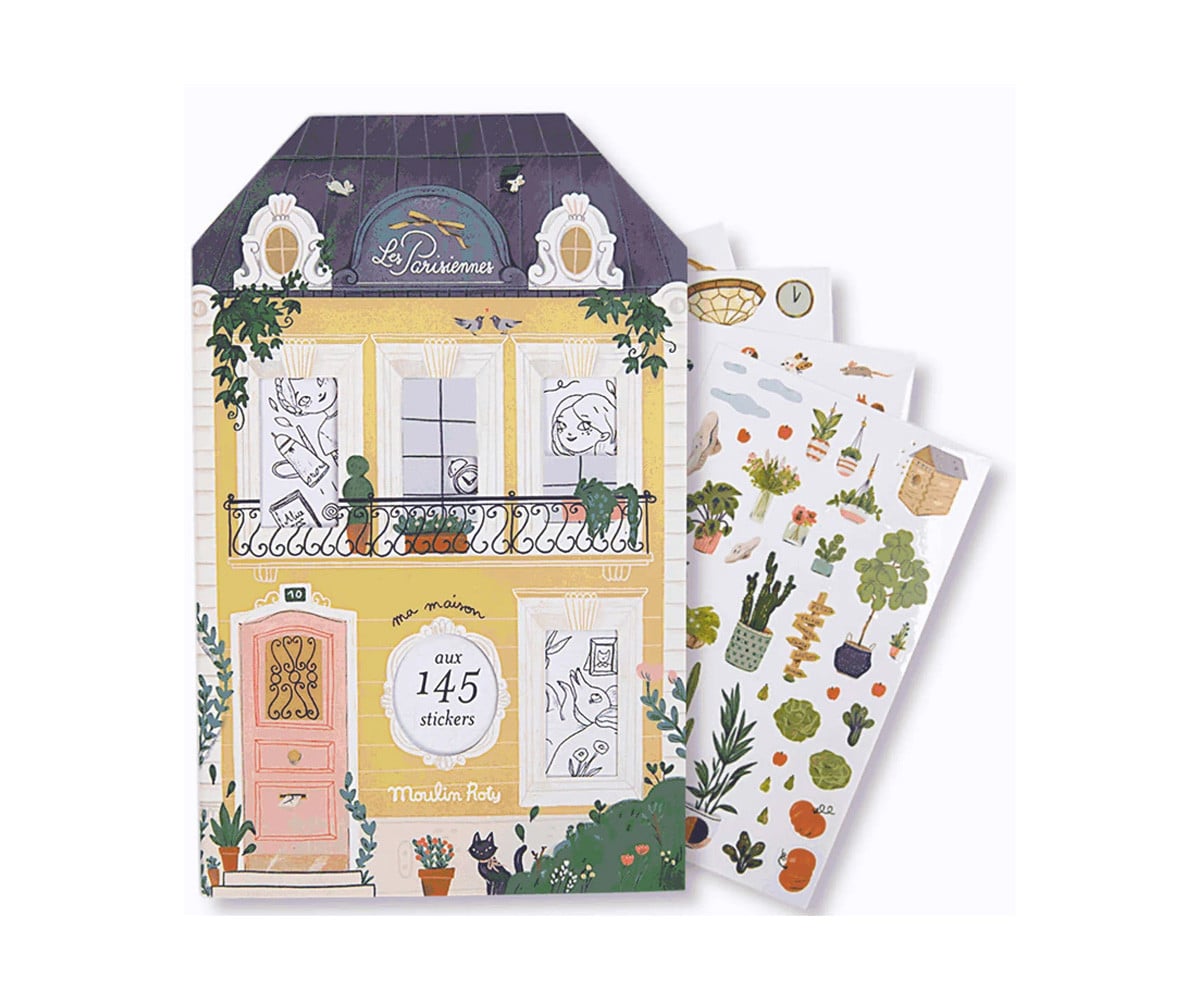 Libro da colorare con Adesivi Les Parisiennes