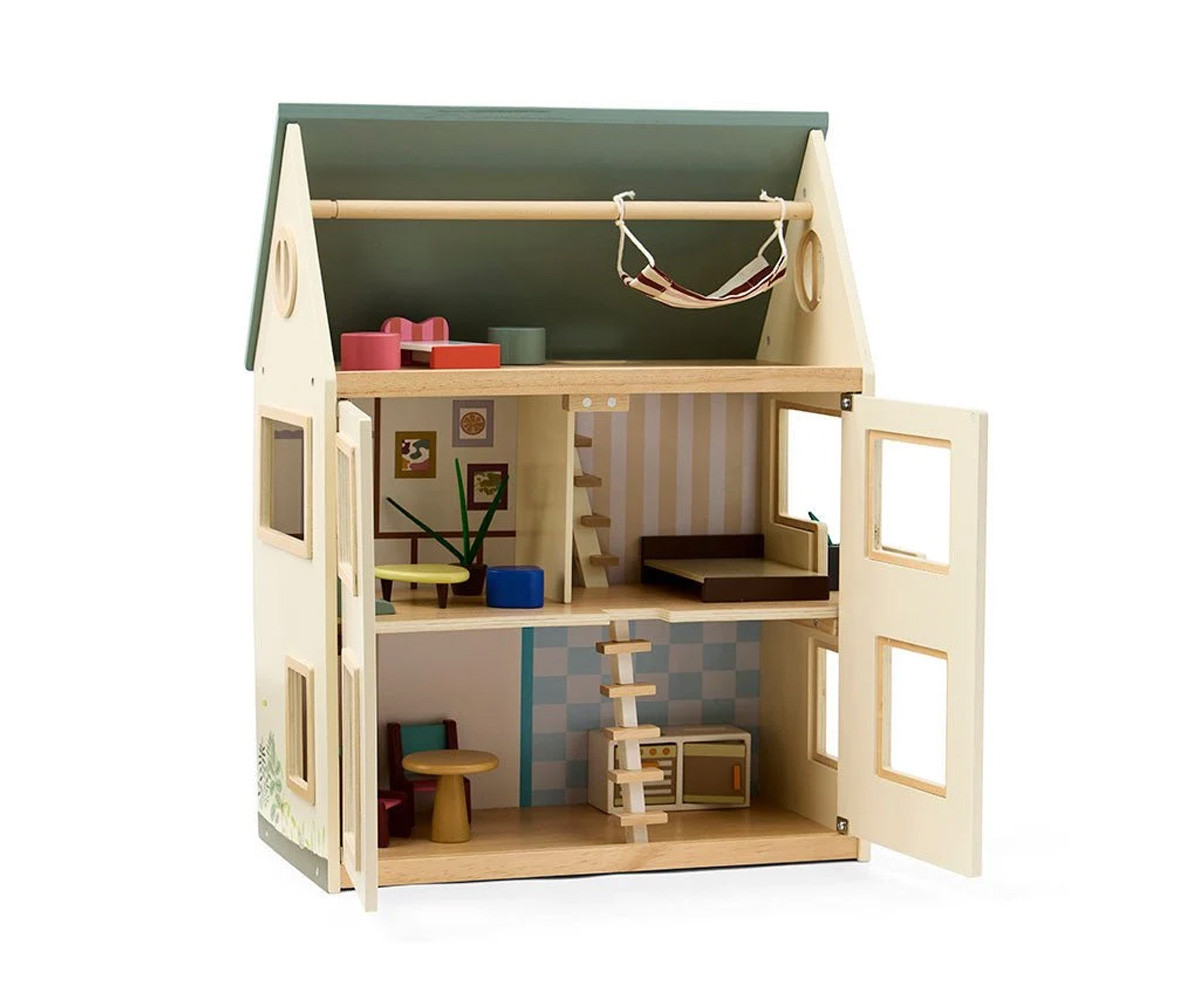 Casa de Muñecas de Madera Aiden