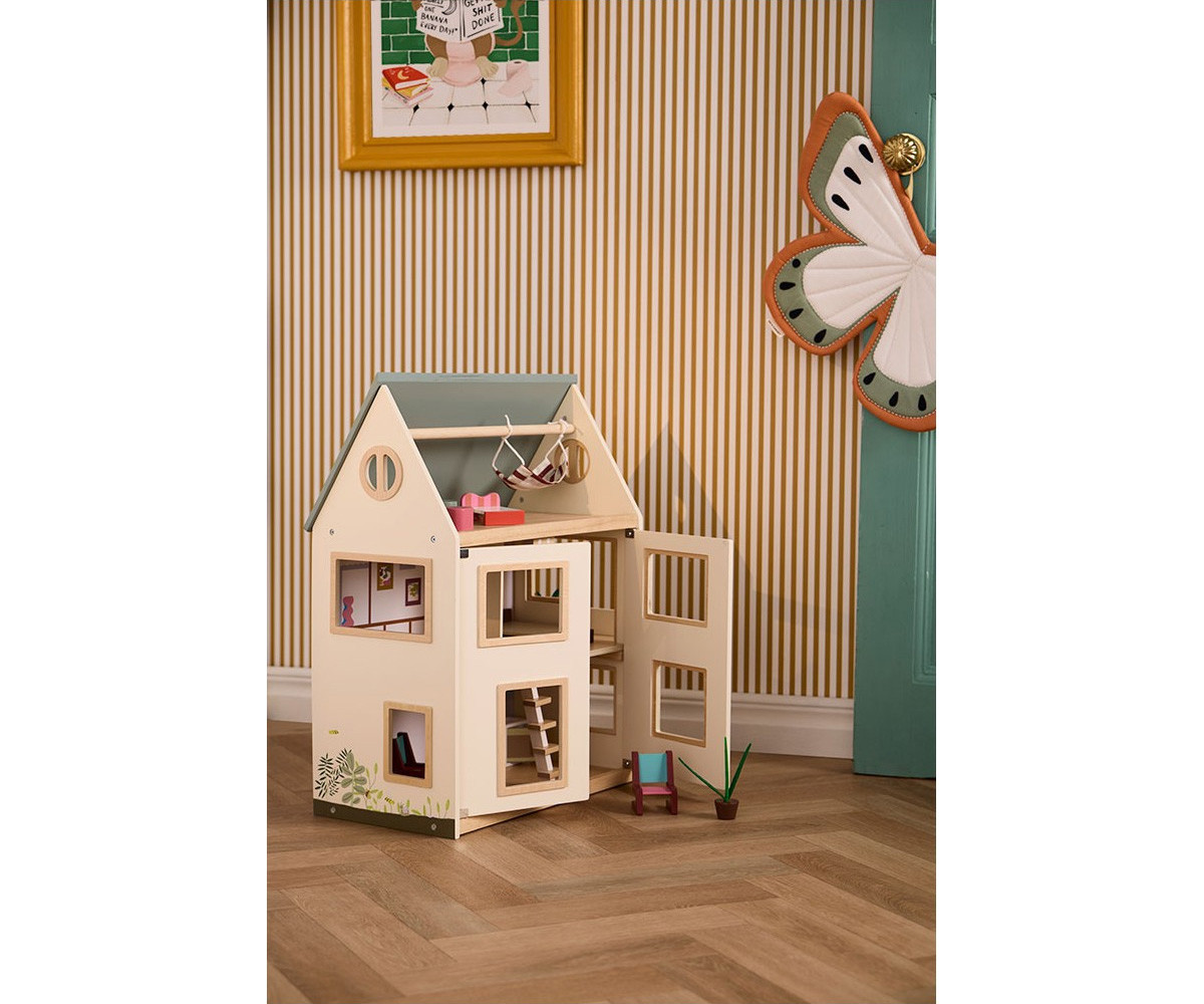 Casa de Muñecas de Madera Aiden