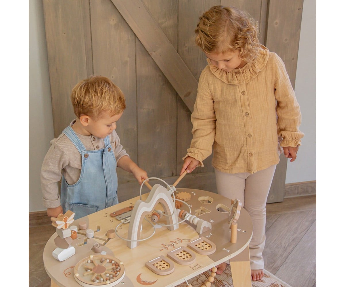 Mesa de Actividades de Madera Nougat