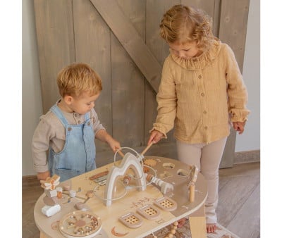 Mesa de Actividades de Madera Nougat