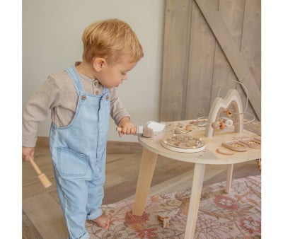 Mesa de Actividades de Madera Nougat