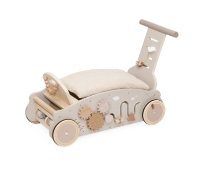 Andador, Balancín y Coche de Madera Nougat