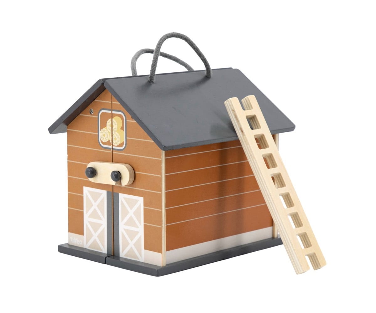 Granja de Madera Plegable con Animales