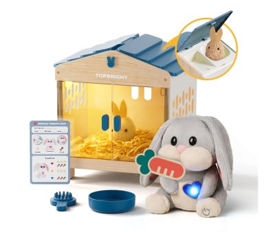 Peluche Interactivo Cuidado de Mascotas Mummy Bunny