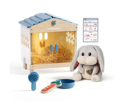 Peluche Interactivo Cuidado de Mascotas Mummy Bunny