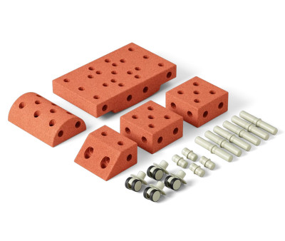 Kit de construção Explorer Set Orange/Dusty Green