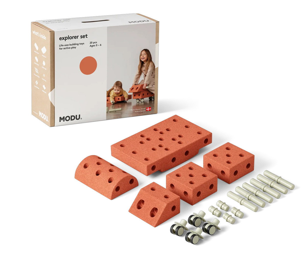 Kit de construção Explorer Set Orange/Dusty Green
