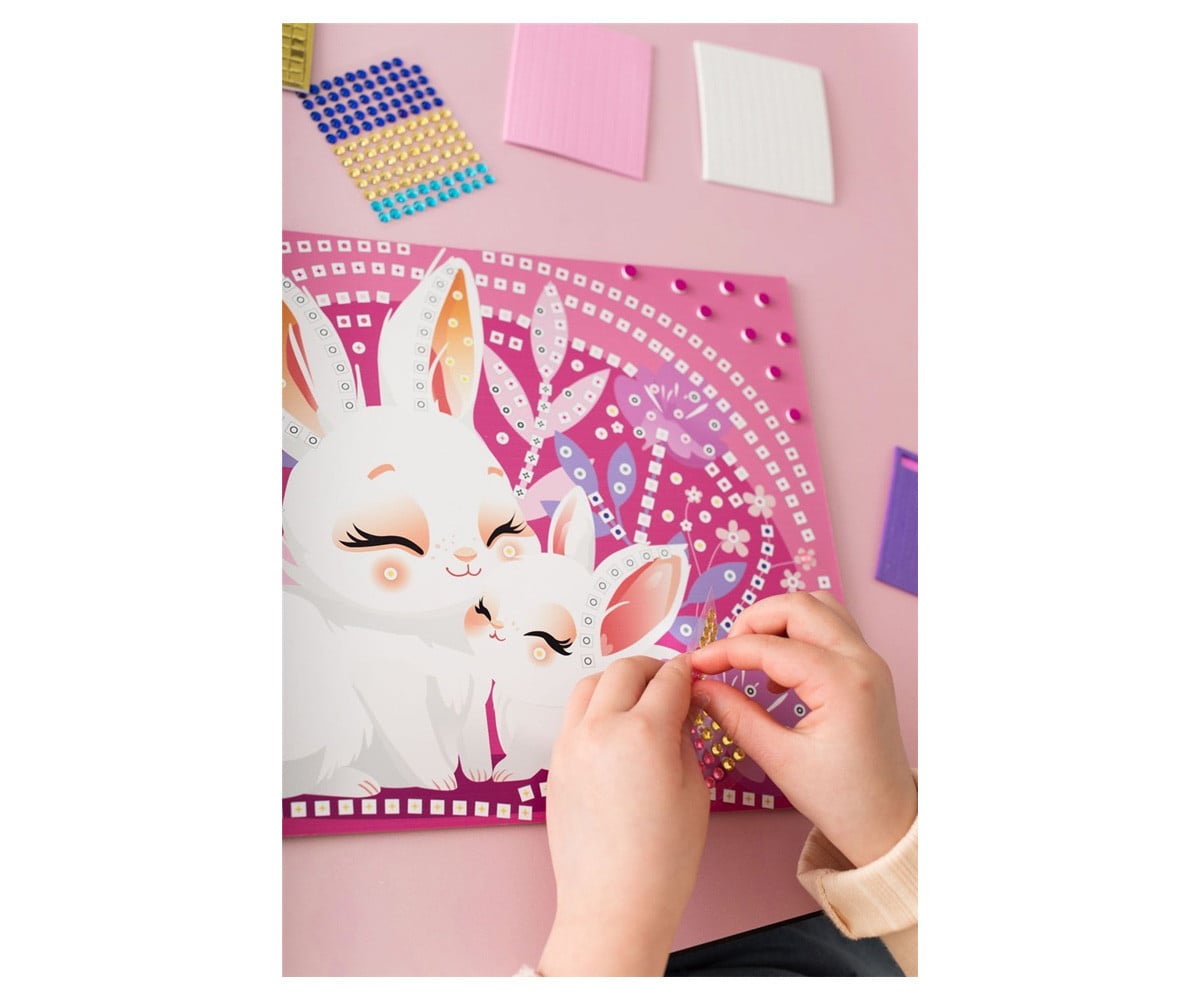 Kit Creativo Stick & Fun Mosaico Simpatici Animali