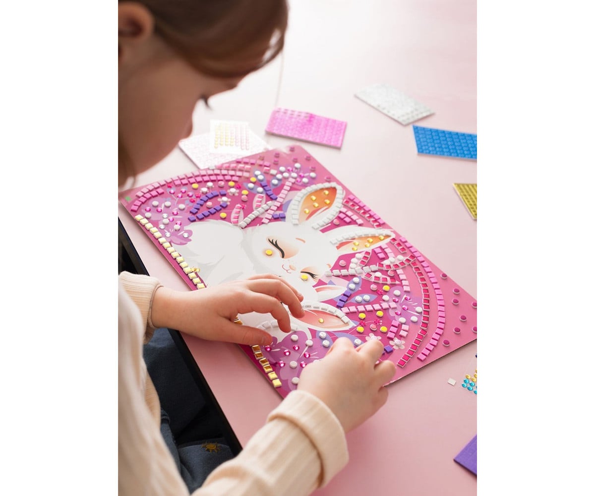 Kit Creativo Stick & Fun Mosaico Simpatici Animali