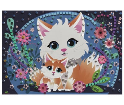 Kit Creativo Stick & Fun Mosaico Simpatici Animali