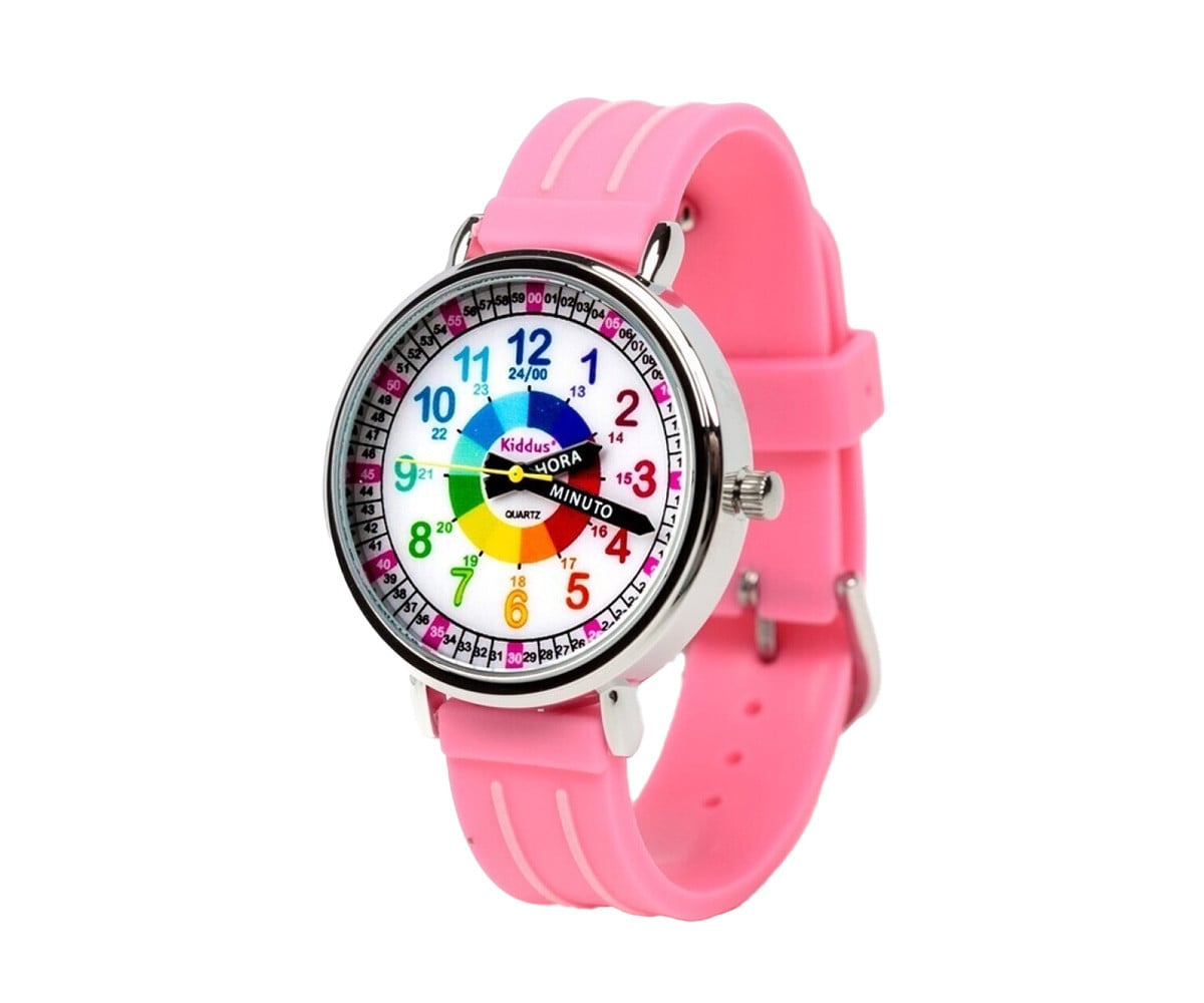 Orologio Kiddus Time Teacher Rosa