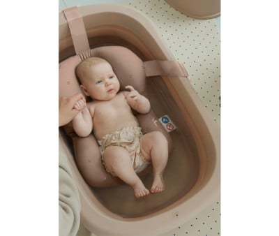 Bañera Plegable con Cojín para Bebé Blush