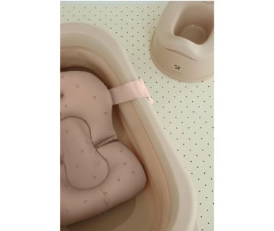 Bañera Plegable con Cojín para Bebé Blush
