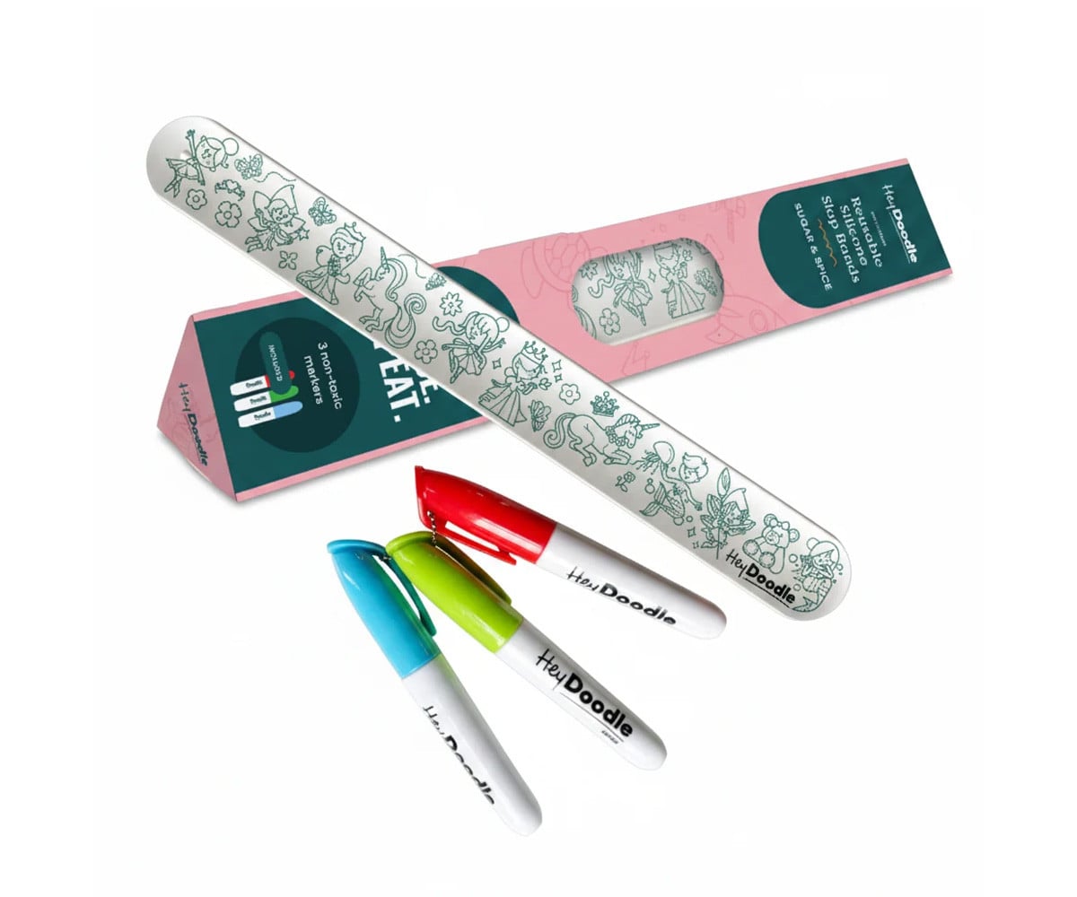 Braccialetto Slap in Silicone Riutilizzabile Sugar & Spice