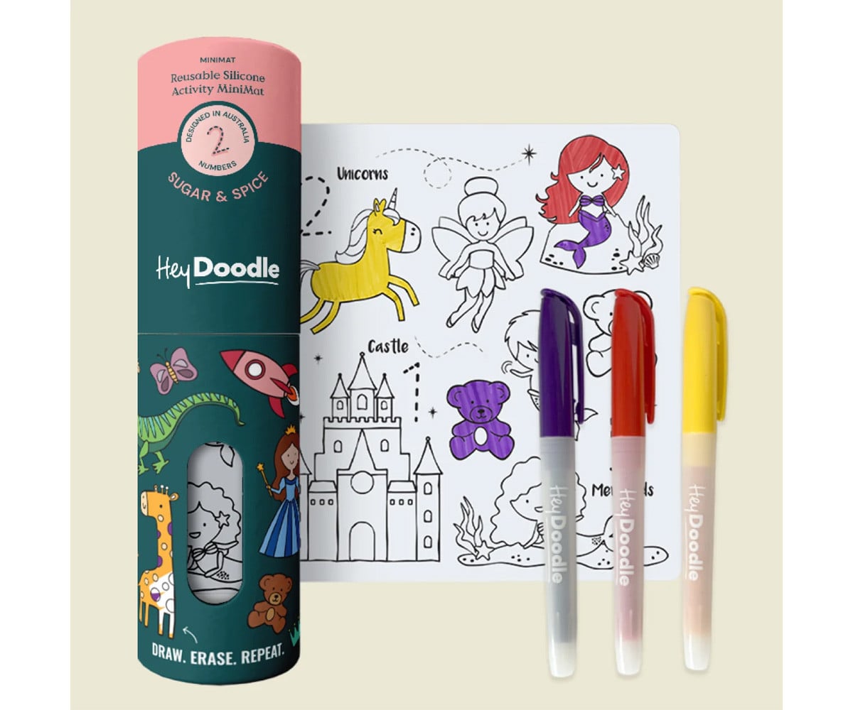 Mini Tovaglietta da Colorare in Silicone Riutilizzabile Sugar & Spice