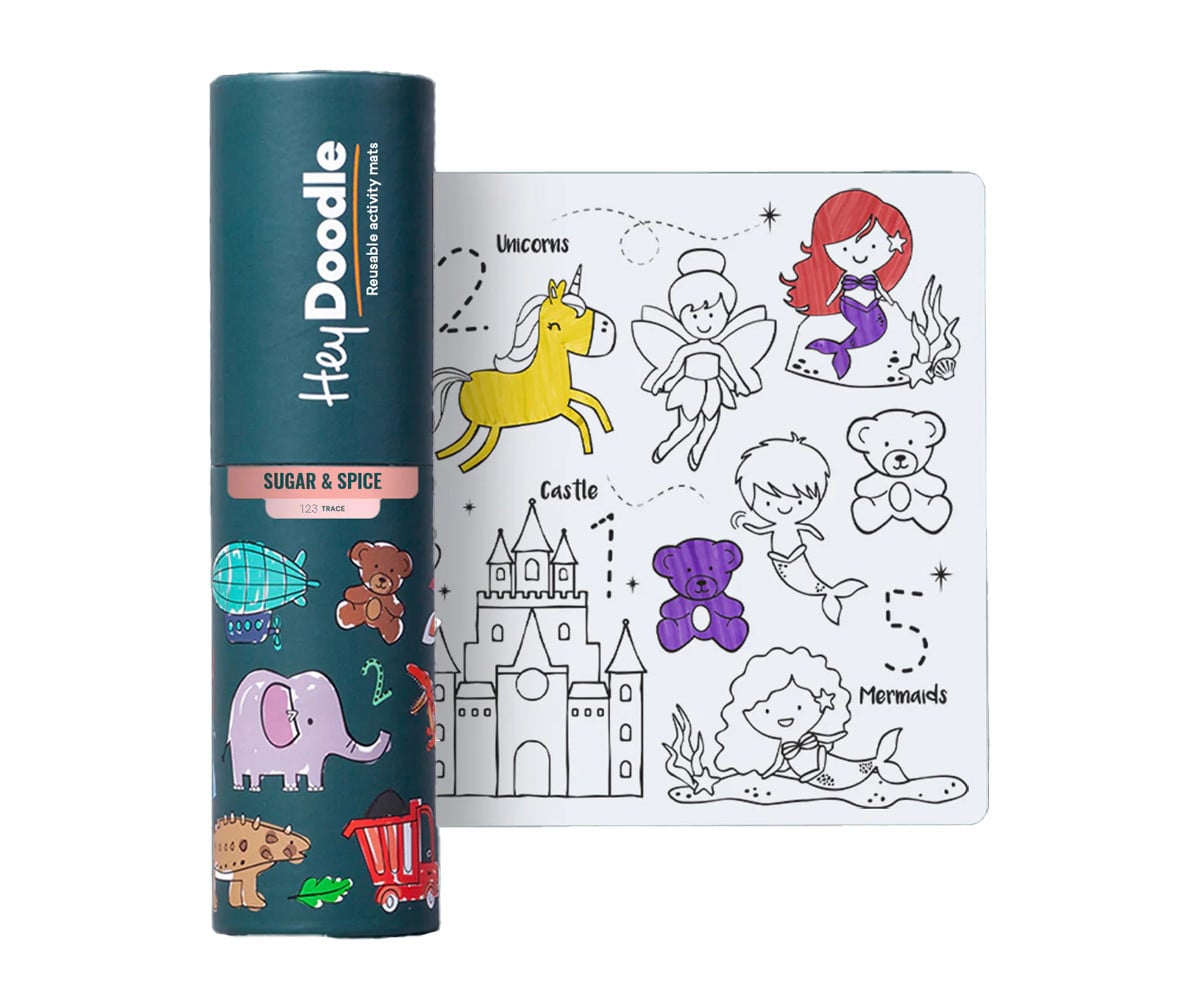 Mini Tovaglietta da Colorare in Silicone Riutilizzabile Sugar & Spice
