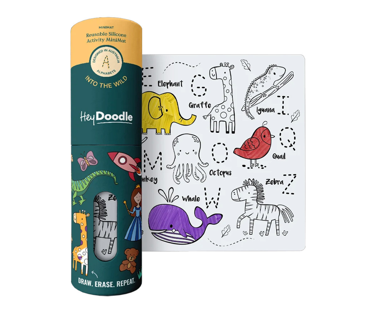 Mini Tovaglietta da Colorare in Silicone Riutilizzabile Into the Wild