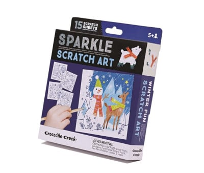 Set de Arte para Rascar Winter Fun Sparkle