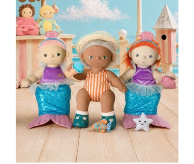 Conjunto de fato sereia para boneca Dinkum