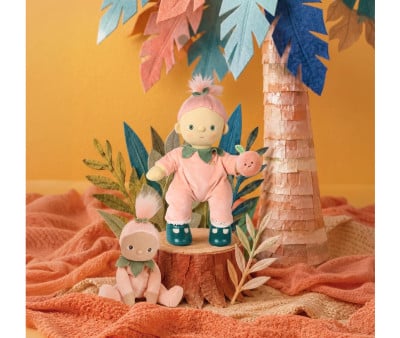 Disfraz Peach para Muñecos Dinkum