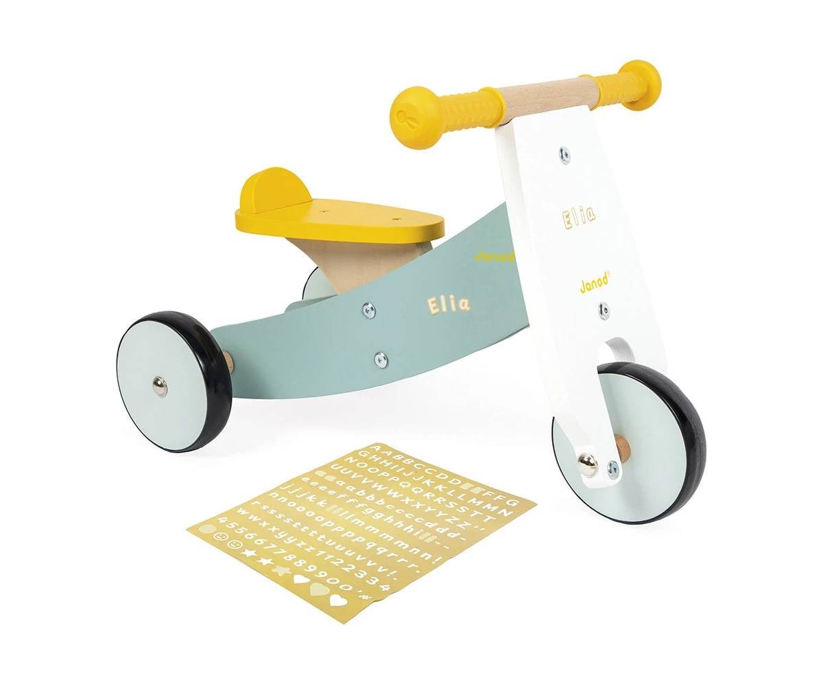 Triciclo Madera Personalizable Happy Garden