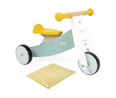 Triciclo Madera Personalizable Happy Garden