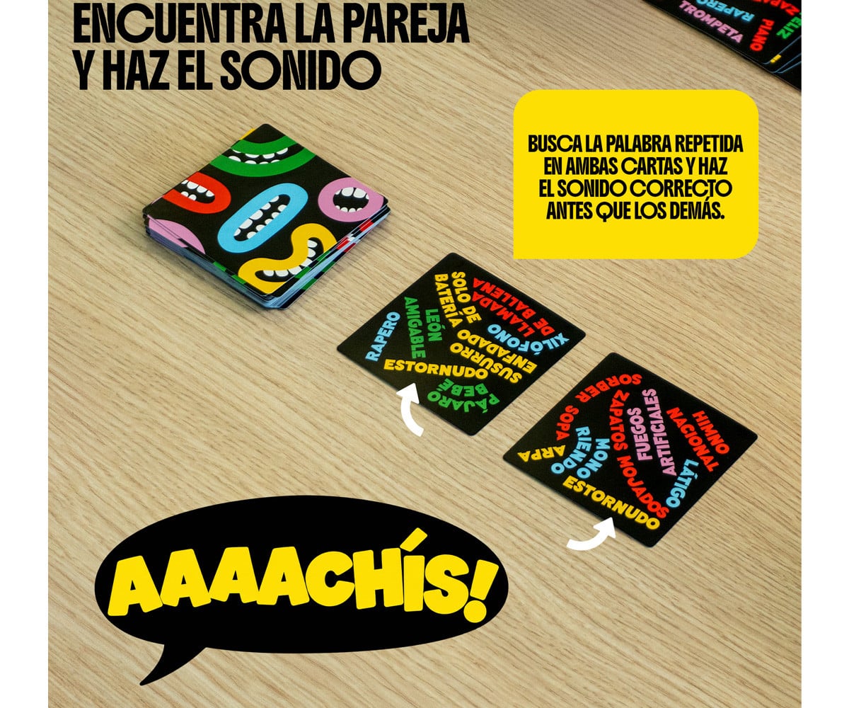 Juego de Cartas Rapidez y Sonido Alboroto