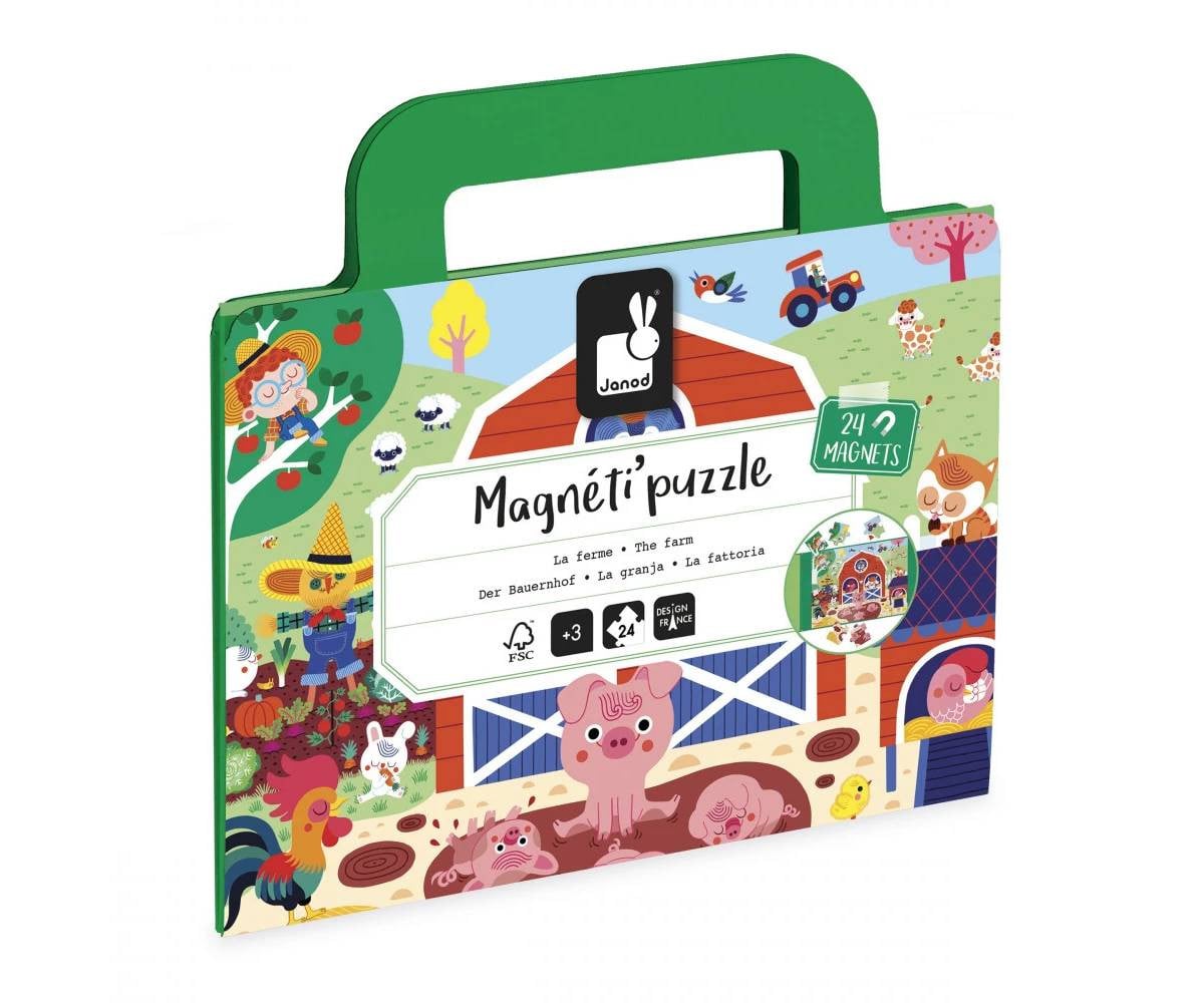 Magneti'Puzzle Granja 24 Piezas