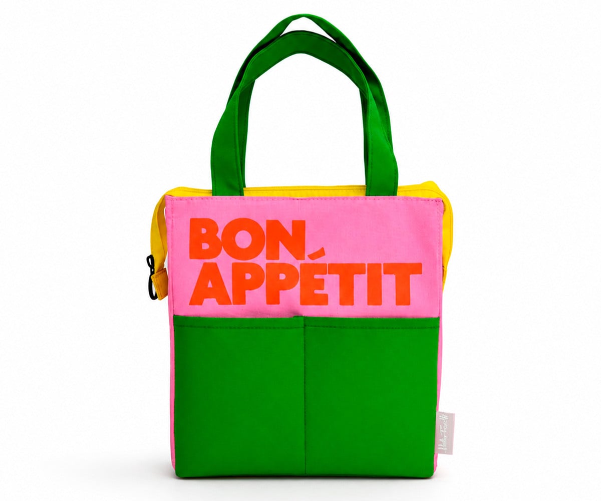 Bolsa Merienda Térmica Bon Appétit Multicolor Rosa