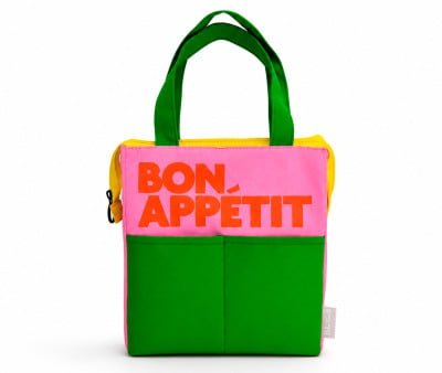 Bolsa Merienda Térmica Bon Appétit Multicolor Rosa