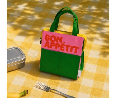 Bolsa Merienda Térmica Bon Appétit Multicolor Rosa