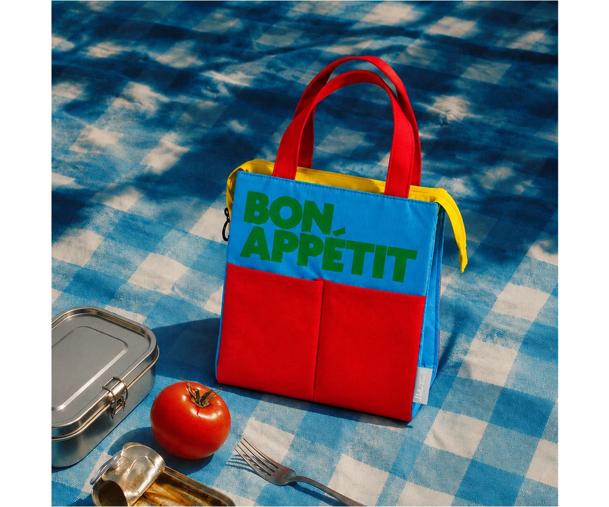Bolsa Merienda Térmica Bon Appétit Multicolor Roja