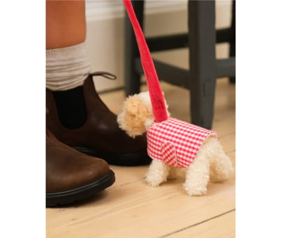Peluche Perrito Mini Eliot con Correa y Abrigo
