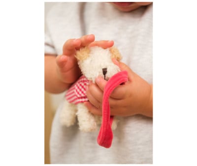 Peluche Perrito Mini Eliot con Correa y Abrigo