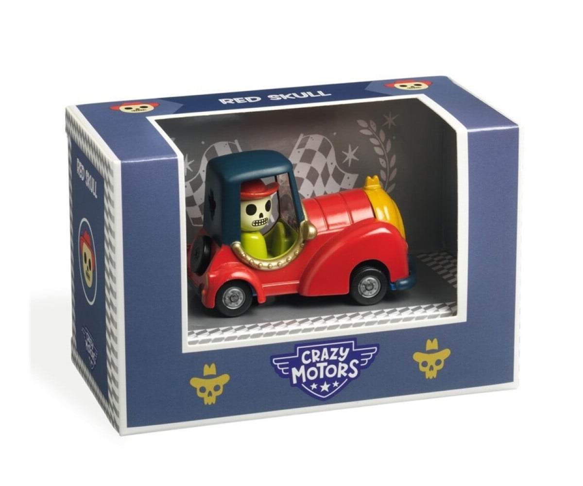 Carro Crazy Motors Red Skull