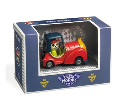 Carro Crazy Motors Red Skull