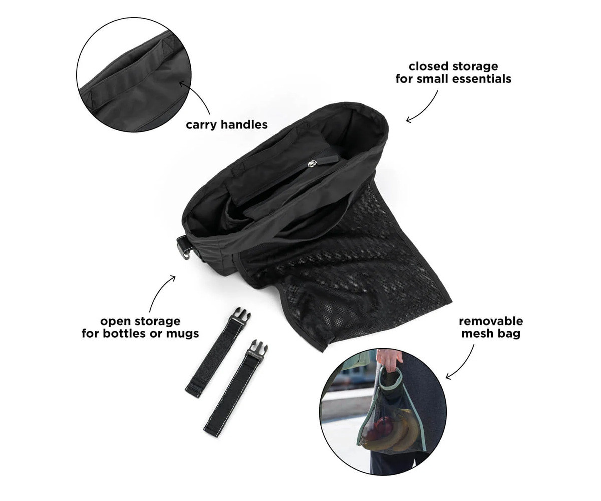 Bolso Carro Bebé Organizador Black