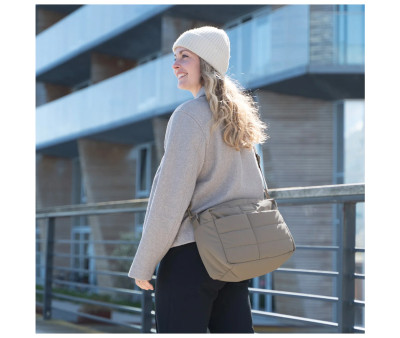 Bolso Acolchado para Carro Bebé Taupe