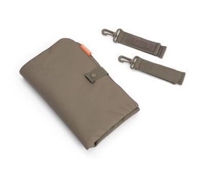 Bolso Acolchado Grande para Carro Bebé con Cambiador Taupe