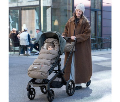 Saco de Invierno para Carro Bebé Taupe