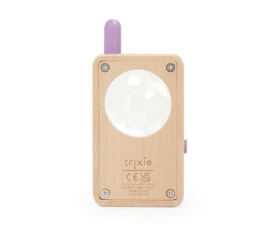 Walkie Talkie Sensorial de Madera Mrs. Peacock